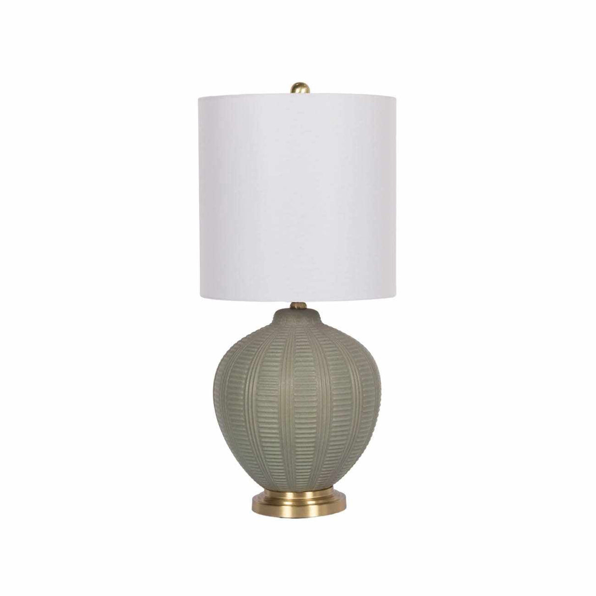McMurray Green Textured Table Lamp-Lighting-Parc Decor