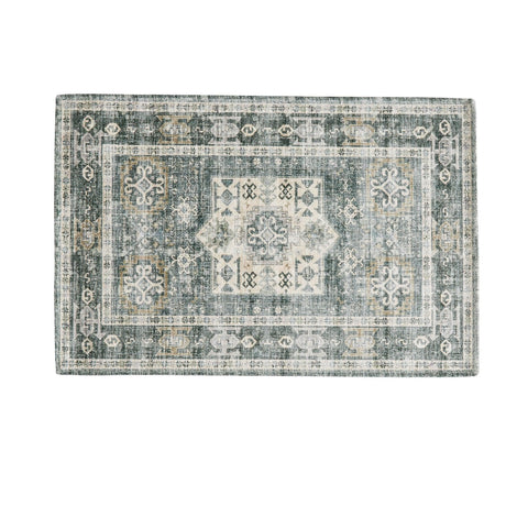 Medallion Machine Washable Accent Area Rug 3' x 5' - Nava Collection-Rugs-Parc Decor