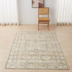 Medallion Machine Washable Accent Area Rug 5' x 7' - Nava Collection