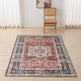 Medallion Machine Washable Accent Area Rug 5' x 7' - Nava Collection-Rugs-Parc Decor