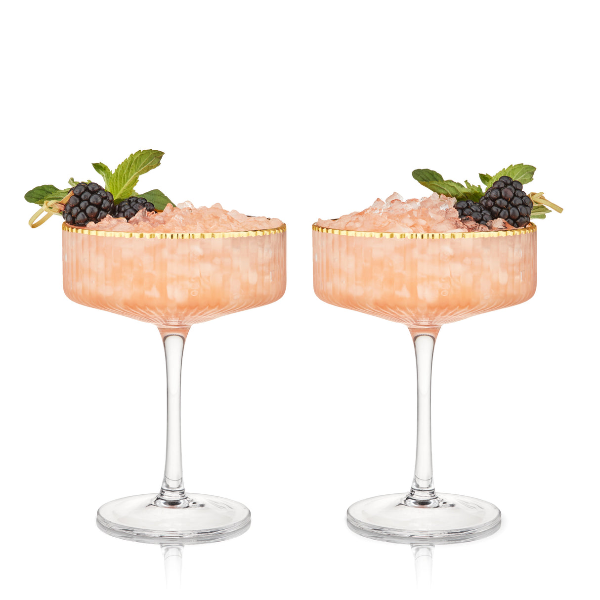 Meridian Crystal Coupe Glasses Set of 2-product_type::stemmed_cocktail_glasses-Parc Decor