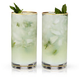 Meridian Crystal Highball Glasses Set of 2-product_type::stemless_cocktail_glasses-Parc Decor