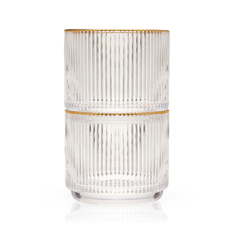 Meridian Crystal Lowball Tumblers Set of 2
