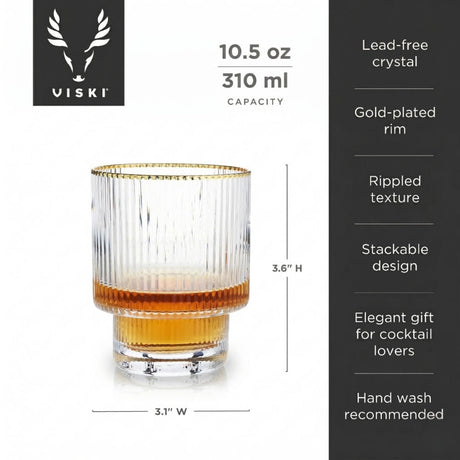 Meridian Crystal Tumblers Set of 2