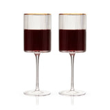Meridian Crystal Wine Glasses Set of 2