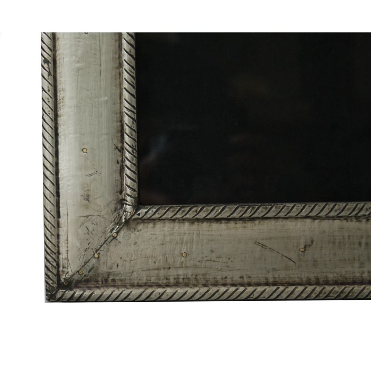 Metal Clad Wood Picture Frame - Silver-Decor-Parc Decor