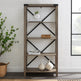 Metal X Bookshelf-Home Office-Parc Decor