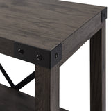 Metal X Bookshelf-Home Office-Parc Decor