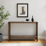 Metal X Entry Table-Occasional-Parc Decor