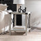 Metal X Side Table-Occasional-Parc Decor