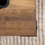 Metal X Side Table-Occasional-Parc Decor