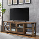 Metal X TV Stand-Entertainment-Parc Decor