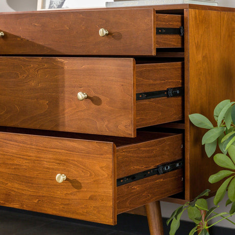 Mid-Century 70" Modern Console Buffet Sideboard