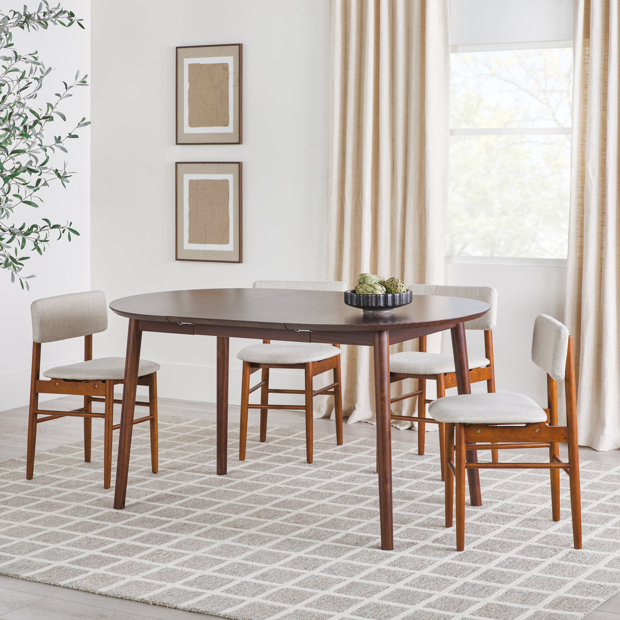 Mid-Century Damsel Extension Dining Table-Dining / Kitchen-Parc Decor