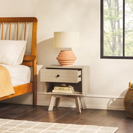 Mid-Century Frans Modern 1-Drawer Nightstand-Bedroom-Parc Decor