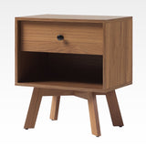 Mid-Century Frans Modern 1-Drawer Nightstand-Bedroom-Parc Decor