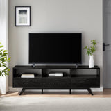 Mid-Century Kela Modern 3-Door TV Stand-Entertainment-Parc Decor