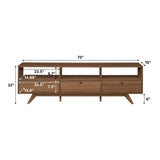 Mid-Century Kela Modern 3-Door TV Stand-Entertainment-Parc Decor