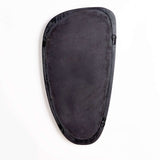 Mid-Century Modern Asymmetrical Black Wood Mirror-Mirror-Parc Decor