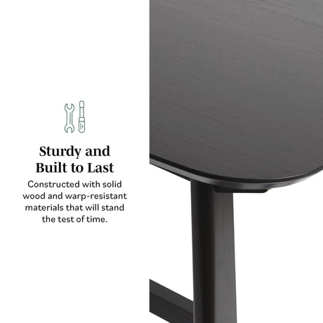 Mid-Century Sammen Dining Table with Trestle Base-Dining / Kitchen-Parc Decor