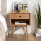 Mid-Century Solid Wood Nightstand Collection (1 or 2 Drawer)-Bedroom-Parc Decor