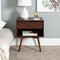 Mid-Century Solid Wood Nightstand Collection (1 or 2 Drawer)-Bedroom-Parc Decor