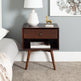 Mid-Century Solid Wood Nightstand Collection (1 or 2 Drawer)-Bedroom-Parc Decor