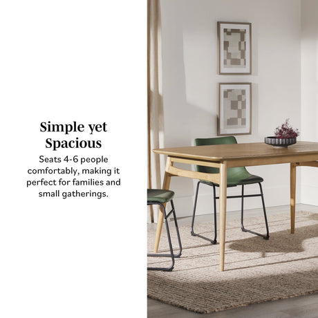 Mid-Century Taberu Modern Wood Dining Table-Dining / Kitchen-Parc Decor