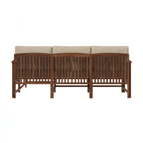 Midland Modern Solid Wood 3-Piece Outdoor Sectional Set-Outdoor-Parc Decor