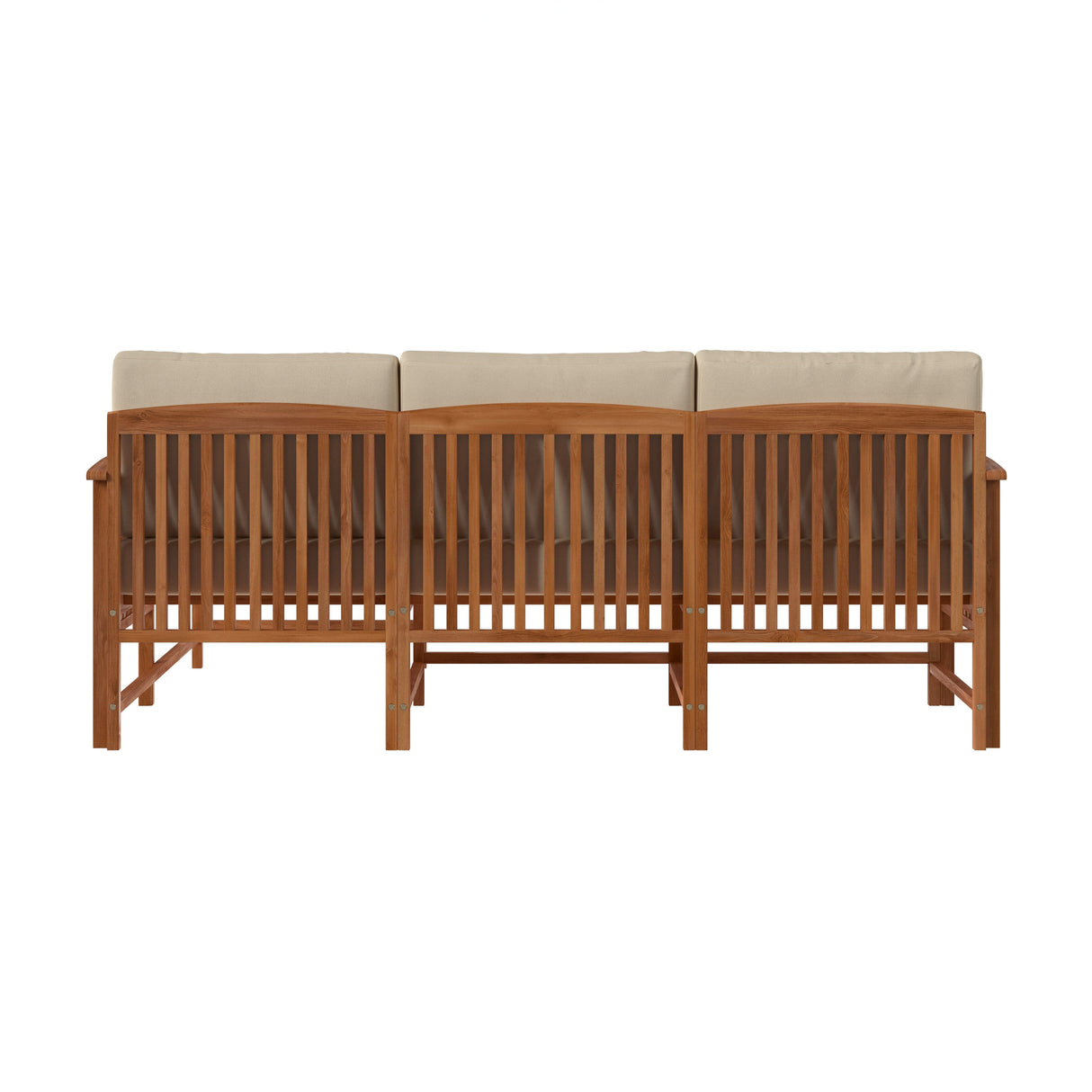 Midland Modern Solid Wood 3-Piece Outdoor Sectional Set-Outdoor-Parc Decor