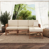 Midland Modern Solid Wood 3-Piece Outdoor Sectional Set-Outdoor-Parc Decor