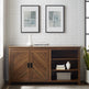 Mila Angled Groove Buffet Sideboard & TV Stand-Dining / Kitchen-Parc Decor