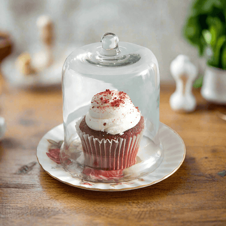 Miniature Glass Cloches (Set of 4)-Cloches-Parc Decor