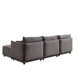 Minimalist Modular Cloud Couch with Chaise-sofa-Parc Decor