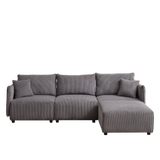 Minimalist Modular Cloud Couch with Chaise-sofa-Parc Decor