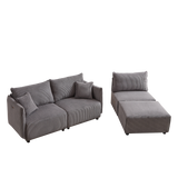 Minimalist Modular Cloud Couch with Chaise-sofa-Parc Decor