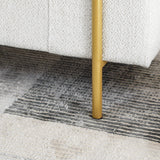 Minimalist Upholstered Linen Storage Bench-Bedroom-Parc Decor