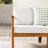 Modern 3-Piece Spindle Solid Wood Outdoor L-Shaped Sectional Set-Outdoor-Parc Decor