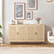 Modern 4-Door Rattan Storage Sideboard TV Stand-Dining / Kitchen-Parc Decor
