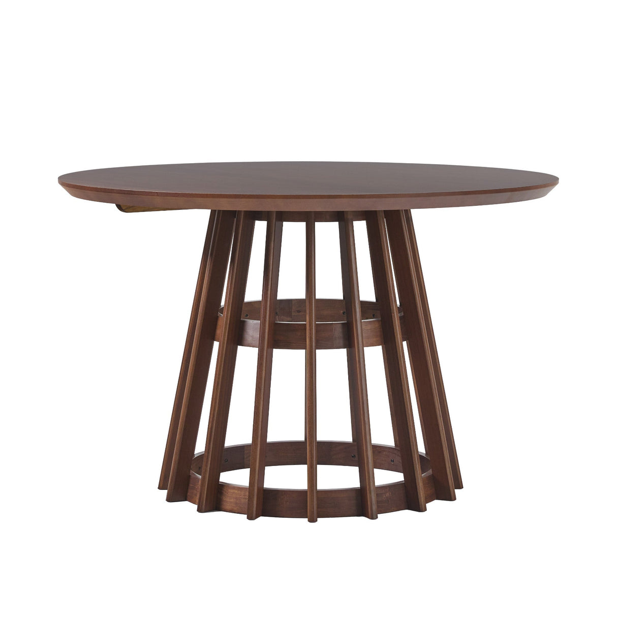 Modern 48 Round Solid Wood Dining Table-Dining / Kitchen-Parc Decor