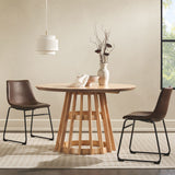 Modern 48 Round Solid Wood Dining Table-Dining / Kitchen-Parc Decor