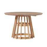 Modern 48 Round Solid Wood Dining Table-Dining / Kitchen-Parc Decor
