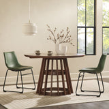 Modern 48 Round Solid Wood Dining Table-Dining / Kitchen-Parc Decor