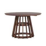 Modern 48 Round Solid Wood Dining Table-Dining / Kitchen-Parc Decor