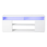 Modern 68 Inch TV Stand Media Console with LED Lights for Living Room-电视柜-Parc Decor