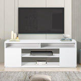 Modern 68 Inch TV Stand Media Console with LED Lights for Living Room-电视柜-Parc Decor