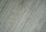 Modern 6x8 Ivory and Silver Wool Hand Woven Area Rug
