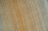 Modern 8x10 Hand Made Silver and Brown Blended Wool Flatwoven Area Rug