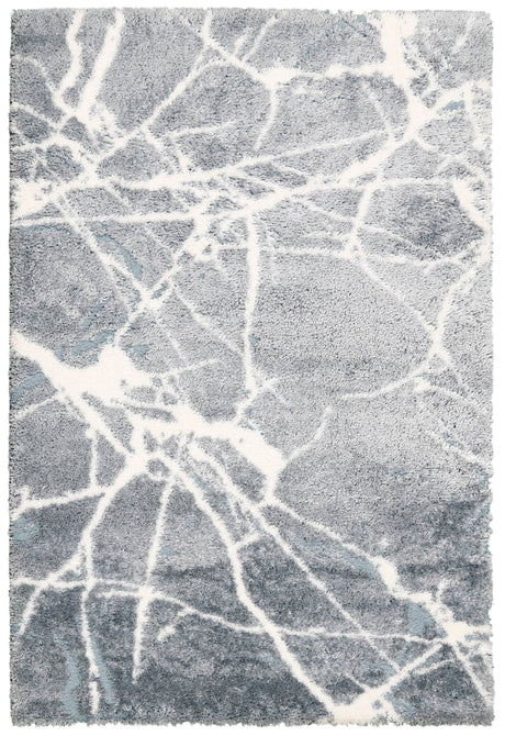 Modern Abstract Design Gray 5x7 Rug