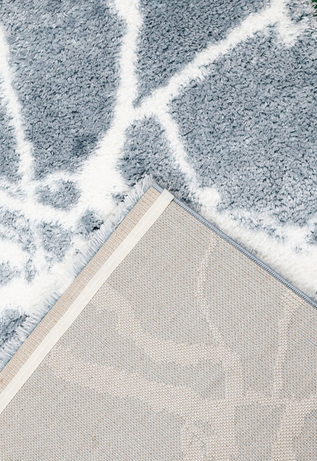 Modern Abstract Design Gray 5x7 Rug